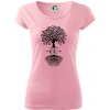 Narodeninový strom 60 - Dámske tričko Pure - 2XL ( Ružová )