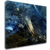 Impresi Obraz Abstrakt modrý so zlatým detailom - 90 x 70 cm