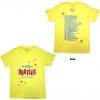 Tričko The Beatles - American Tour '64, Unisex,Žltá,XL