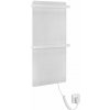 SAPHO ELMIS elektrický sušiak uterákov 400x800mm, 100W, hliník, biela mat EB420