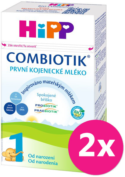 HiPP 1 BIO Combiotik 2 x 500 g od 26,1 € - Heureka.sk