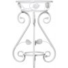 KW029 STOJAN NA KVET BIELY 50CM