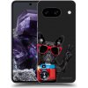 Picasee silikónový čierny obal pre Google Pixel 8 - Francúzsky Buldoček
