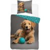 Detexpol obliečky Pes s míčkem Bavlna 140x200 70x80