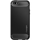 Púzdro SPIGEN Rugged Armor iPhone SE / 5s / 5 čierne