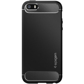 Púzdro SPIGEN Rugged Armor iPhone SE / 5s / 5 čierne