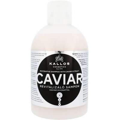 Kallos Cosmetics Caviar Restorative šampon pro lesk a hebkost vlasů 1000 ml