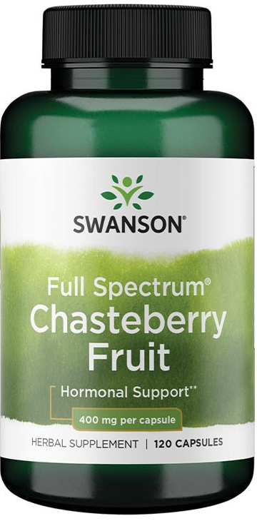 Swanson Chasteberry Fruit Drmek Vitex 400 mg 120 kapsúl