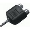 Redukcia Jack 3,5 - 2x RCA zásuv.