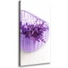 Vertikálny foto obraz na plátne Levanduľa v koši 50x100 cm
