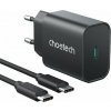 Nabíjačka do siete ChoeTech Quick Charger 25W pre Samsung + USB-C 2m Cable (PD6003-CC)