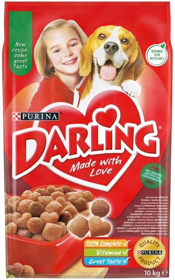 Purina Darling Beef with chicken 10 kg