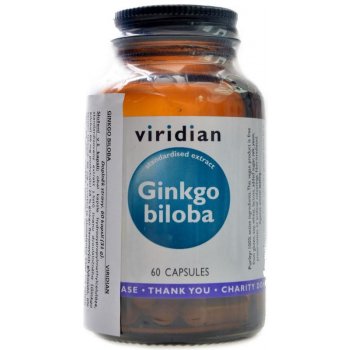 Viridian Ginkgo Biloba 60 kapsúl