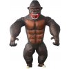 Nafukovací kostým gorila - king kong (opica) s ventilátorom - Zábavný oblek pre dospelých