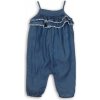 Overal dievčenský na ramienka, Minoti, lemon 6, modrá - 80/86 | 12-18m