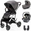 Trojkombinácia kočíka Zopa QUEST + adaptéry 2023 Tornado Grey/Silver