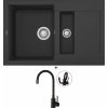 Elleci EASY 325 G40 full black + Deante NEO LUNO BOC N72M čierna matná