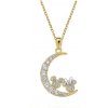 Detský náhrdelník Disney Minnie a Mickey Mouse strieborný CS00031QZWL-P.CS