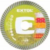 EXTOL CRAFT Kotúč rezný diamantový Turbo, suché a mokré rezanie Priemer a číslo: 125x2,0mm, 903052