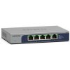 Netgear NETGEAR MS105-100EUS sieťový prepínač Nespravované 2.5G Ethernet (100/1000/2500) Podpora napájania cez Ethernet (PoE) 1U (MS105-100EUS)
