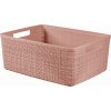 Curver Jute M 12L Košík 36 x 28 x 15 cm ružový 01905-204
