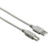 Kábel Hama USB 2.0 typ A-B, 3 m (200901) sivý