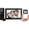 Eura Video interkom EURA VDP-97C5 - černý, dotykový, LCD 7 , AHD, WiFi, obrazová paměť, SD 128GB