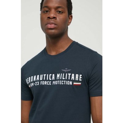 Aeronautica Militare tričko s potlačou tmavomodré