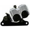 Brzdový strmeň pitbike 95 mm - predný strieborný