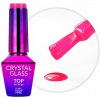 Molly Nails farebný top coat Crystal Glass ružový 10g