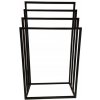 Stojan LOFT vešiak na uteráky širka 80 cm ČIERNY