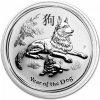 Strieborná minca Year of the Dog / Rok Psa 1oz 2018 Lunárna séria II