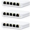 Ubiquiti UBNT UniFi Switch USW-Flex-Mini-3, 3-pack [5xGigabit, 1xPoE In]