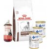 Royal Canin Fibre Response - Veterinary Diet 14kg & ENZO VET Črevná diéta pri ochoreniach tráviaceho traktu s jahňacinou pre psov 3x400g & LAB V Lososový olej pre psov a mačky 1000ml