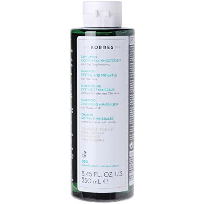 Korres Cystine & Mineral Shampoo - Šampón proti vypadávaniu vlasov 250 ml