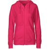 Neutral Dámska mikina na zips NE83301 Pink S