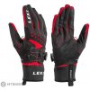 LEKI Nordic Tune Shark Boa rukavice, čierna/červená 6