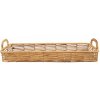 Ib Laursen Prírodný podnos s držadlami Oblong Rattan / Bamboo