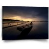 Sablio Obraz Loďka na jazere 2 - 90x60 cm