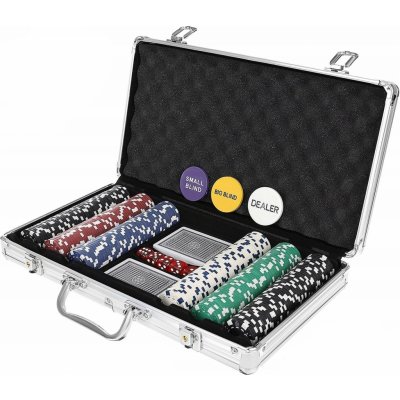 Kartová hra Malatec 23528 Poker set 300 žetónov HQ (00023528)