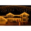 Vianočné vonkajšie svietielka, 1000LED, 54m, cencúle, FLASH, teplá biela