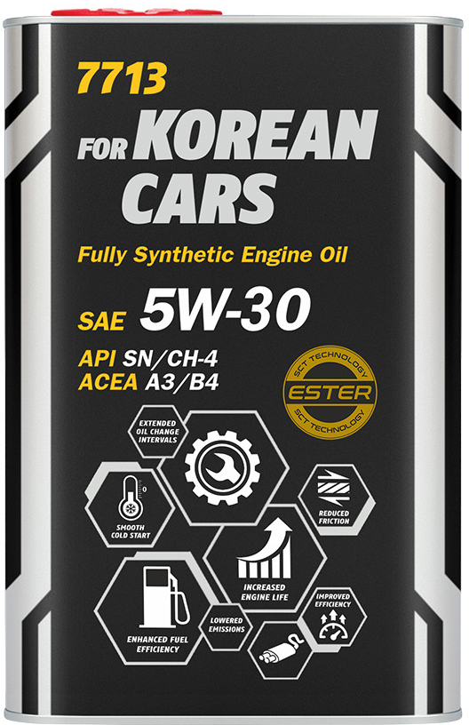 MANNOL 1L 5W30 Fully Synthetic Engine Oil Hyundai Kia 7713