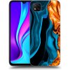 Picasee silikónový prehľadný obal pre Xiaomi Redmi 9C - Gold blue