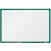 Biela magnetická popisovacia tabuľa boardOK, 600 x 900 mm, zelený rám