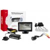 AMiO Parkovací asistent TFT01 4,3” s kamerou HD-301-IR, 4-senzorové, strieborné