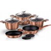 Sada hrncov Berlinger Haus Metallic Line Rose Gold Edition z hliníka 10