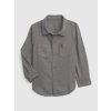 GAP Baby flanelová košeľa Sivá 4YRS Sivá Sivá