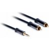 Premium PA42015 - 3,5 mm Jack - 2 x RCA - 1,5 m - Audio kabel se zlacenými kontakty