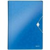 Harmoniková doska, A4, PP, 6 priehradiek, LEITZ Wow, modrá