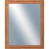 DANTIK - Zrkadlo v rámu, rozmer s rámom 40x50 cm z lišty LYON hnedá (2750)